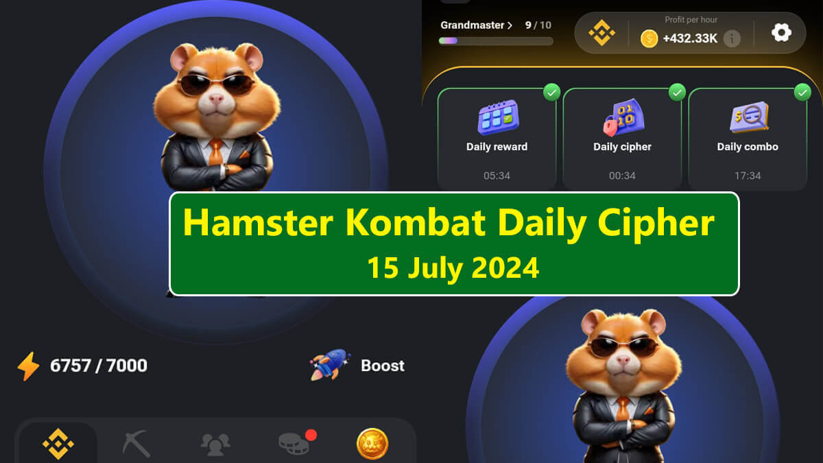 Hamster Kombat Daily Cipher July 15