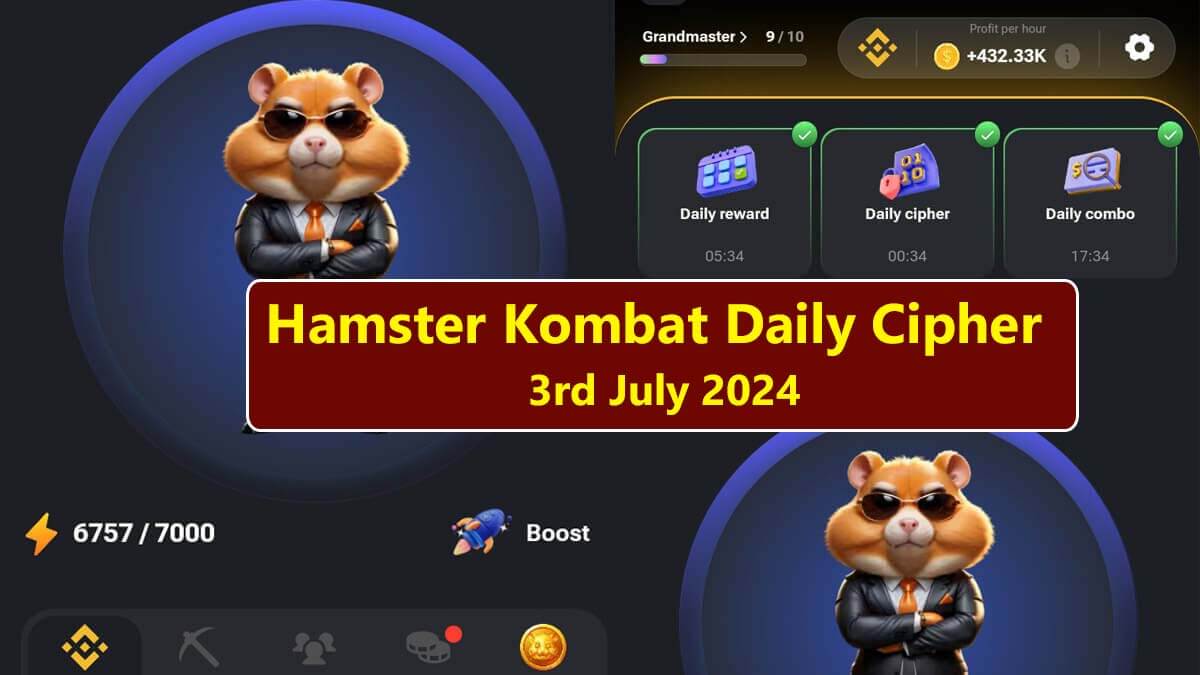 Hamster Kombat Daily Cipher July 3