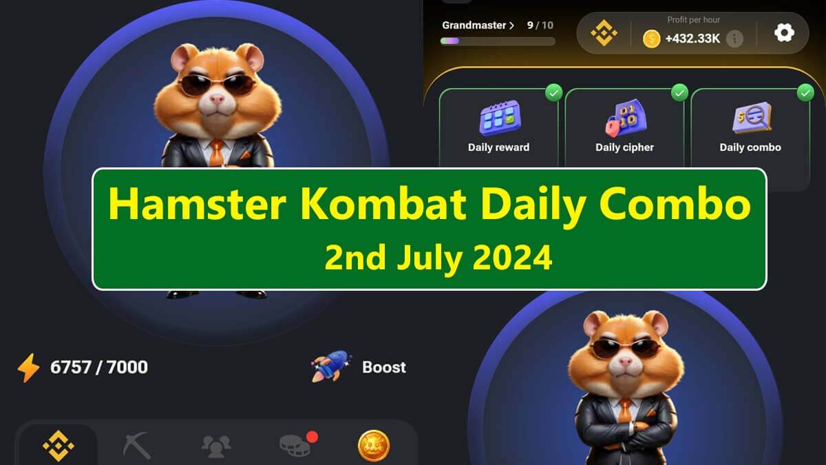 Hamster Kombat Daily Combo 2nd July 2024