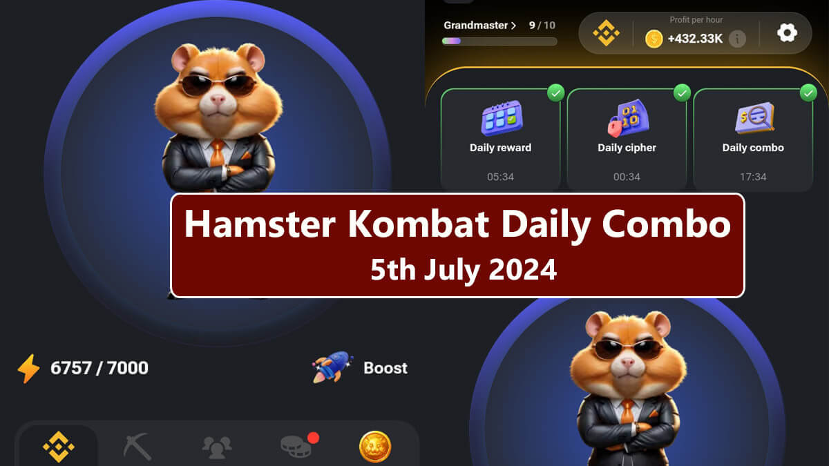Hamster Kombat Daily Combo 5th July 2024